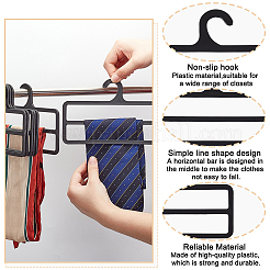 Espositore da appendere in plastica per sciarpa di seta&nbsp;ODIS-WH0099-29D