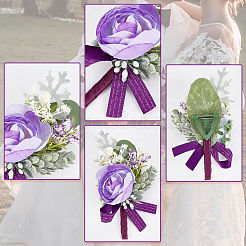 1 corsage de poignet en tissu de soie&nbsp;AJEW-CP0001-72
