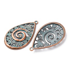 Tibetischer stil Aluminium Anhänger & Charms&nbsp;FIND-B055-02D