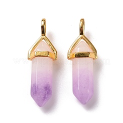 Pendentifs pointus jade blanc naturel&nbsp;G-K329-29G