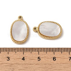 304 Edelstahl mit Muschelanhängern&nbsp;STAS-L022-330G