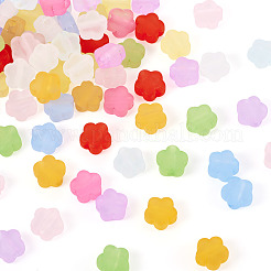 100pcs 10 Farben transparente Acrylperlen&nbsp;TACR-TA0001-44