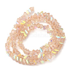 Chapelets de perles en verre transparente  &nbsp;EGLA-P061-04A-AB02