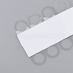 Transparente selbstklebende PVC-Aufhängelaschen&nbsp;CDIS-Z001-02A