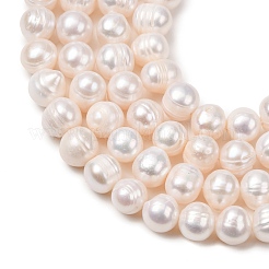 Fili di perle di perle d'acqua dolce coltivate naturali&nbsp;PA-CBABE82-13B