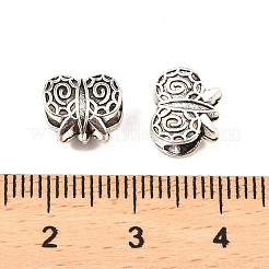 Tibetische Stil Legierung Großlochperlen&nbsp;PALLOY-K019-03B-AS