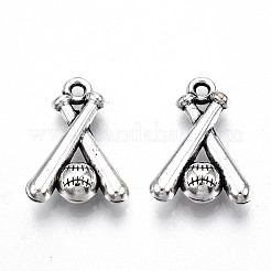 Pendente in lega stile tibetano&nbsp;TIBE-S323-085AS-RS