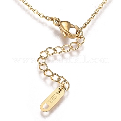 Bracciali a maglie infinite in acciaio inossidabile 304&nbsp;STAS-A049-10G