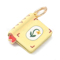 Pendentifs en acier inoxydable 304 peints en aérosol&nbsp;STAS-H254-04G-06