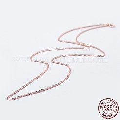 925 Sterling Silber Halskette&nbsp;STER-F039-50cm-16RG