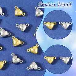 10 sachet de fermoirs magnétiques en alliage avec boucles&nbsp;FIND-FS0004-88P