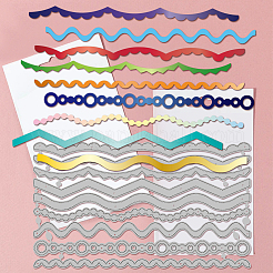 Party-Thema Kohlenstoffstahl-Stanzformen Schablonen&nbsp;DIY-WH0309-1743