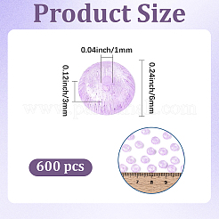 600 Stück Glasperlen&nbsp;SEED-PA0001-17B
