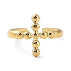 Offene Manschettenringe aus Edelstahl 304&nbsp;RJEW-L109-016G
