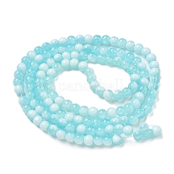 Chapelets de perles en verre craquelé&nbsp;X-GLAA-U001-6mm-08