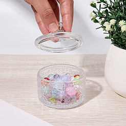 1 pot à bonbons en verre avec couvercle&nbsp;AJEW-CN0005-13B