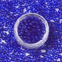 Perle di vetro trasparente&nbsp;SEED-S040-09A-04