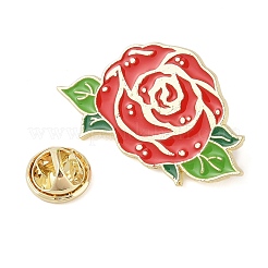 Blumen goldene Emaille Pins&nbsp;JEWB-K012-07A-G
