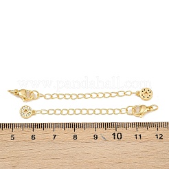 Messing-Mikropavé-Zirkonia-Enden mit Kette&nbsp;KK-H480-55G