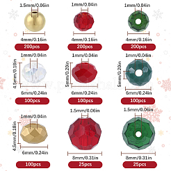 DIY Weihnachtsperlen Schmuckherstellungsset&nbsp;EGLA-SC0001-28