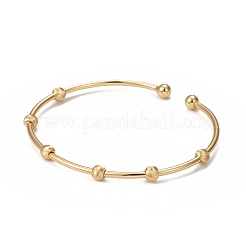 Braccialetti in ottone con placcatura a cremagliera&nbsp;BJEW-E071-14G