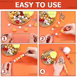 Kit fai da te per braccialetti in lega per il giorno del Ringraziamento&nbsp;DIY-SC0030-87