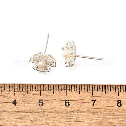 Natürliche Perle Ohrstecker&nbsp;EJEW-L099-10S