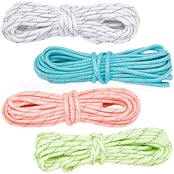 Cordon en polyester lumineux phosphorescent de 20 m et 4 couleurs&nbsp;AJEW-SP0004-85