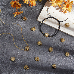 50pcs perles en alliage de style tibétain&nbsp;FIND-PH0038-16AG
