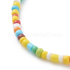 Perline di vetro si estendono bracciali&nbsp;BJEW-JB06120-01