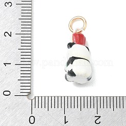 Pendentifs d'émail en laiton &nbsp;KK-CBAE20A-01A-G