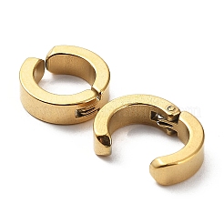 Ionenplattierung (IP) 201 Edelstahl Manschette Ohrring&nbsp;EJEW-H096-01G