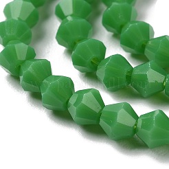 Opake einfarbige Nachahmung Jade Glasperlen Stränge&nbsp;LS-GLAA-F029-P4mm-08