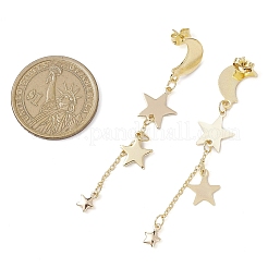 Clous d'oreilles en laiton&nbsp;EJEW-TA00583