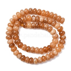 Hilos de abalorios de jade blanco natural&nbsp;G-E507-01-03