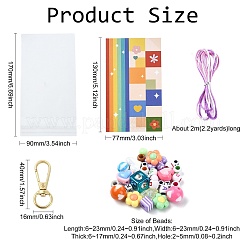 Kits de fabrication de porte-clés bricolage&nbsp;DIY-CJZ0001-02