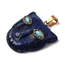 Gefärbte natürliche Lapislazuli- und synthetische Türkisanhänger&nbsp;G-Z090-02G-05