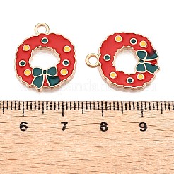 Noël alliage thème pendentifs émail&nbsp;ENAM-T020-10E