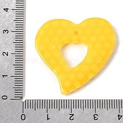 Undurchsichtige Harzanhänger mit Punktmuster&nbsp;FIND-H021-01B