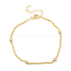 Satellitenketten-Armbänder aus Messing für Damen&nbsp;BJEW-C140-18G