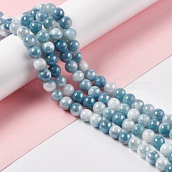 Fili di perle di vertro placcato&nbsp;GLAA-C023-01J