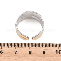 Offene Manschettenringe aus Edelstahl 304&nbsp;SA-H001-08G