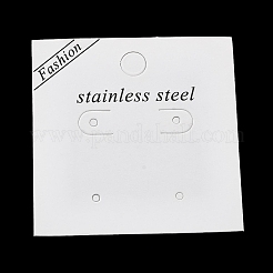Papier-Vitrinenkarte mit Wort „Edelstahl“.&nbsp;CDIS-L009-10