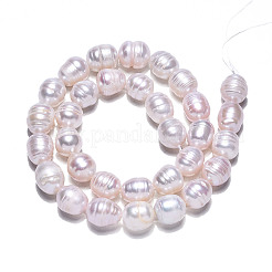 Natürliche kultivierte Süßwasserperlenperlenstränge&nbsp;PEAR-N012-09B