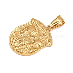 Pendentifs en acier inoxydable 304&nbsp;STAS-P409-01B-G