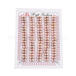 Perles de culture d'eau douce naturelles de Grade 6a&nbsp;PEAR-N018-6A-4550C