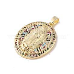 Pendentifs en laiton avec zircone cubique&nbsp;KK-Z050-29G-02