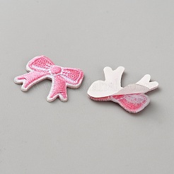 Tissu de broderie informatisé fer/coudre sur les patchs&nbsp;DIY-WH0888-489C