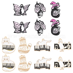 14 pendentif en alliage émaillé peint par pulvérisation&nbsp;ENAM-FS0002-63