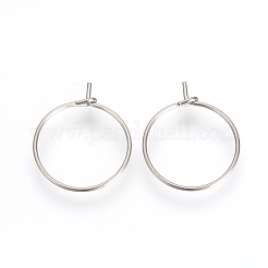 Pendientes de aro de acero inoxidable 304 que no se deslustran&nbsp;X-STAS-R071-41